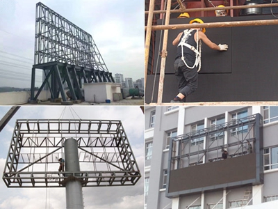 screen installation Outdoor Screen Installation